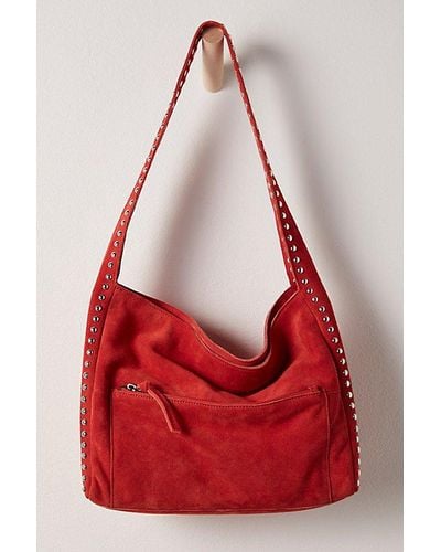 Free People Maude Suede Bag - Red