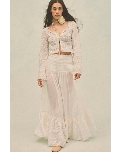 Free People Fp One Alessi Maxi Skirt - Natural