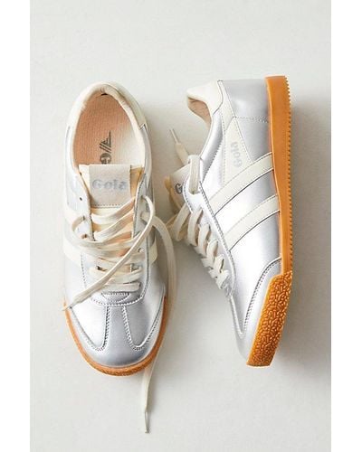 Gola Elan Metallic Sneakers Shoe - White