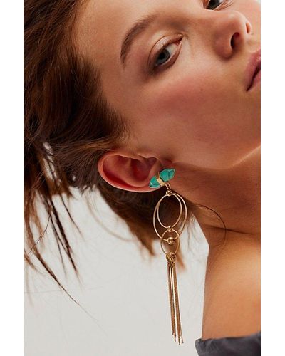 Free People Maya Dangle Earrings - Brown