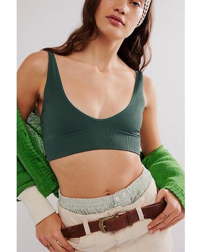 Intimately By Free People Lost On You Bralette - Green
