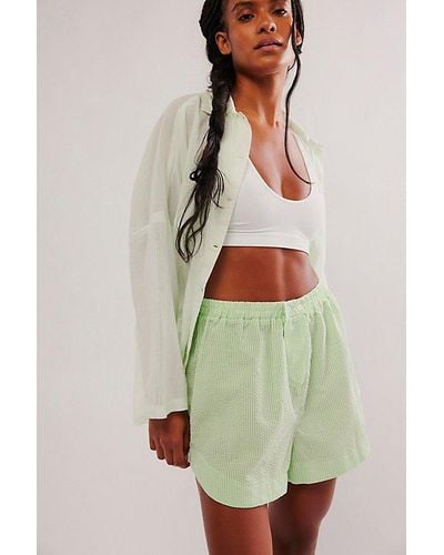 Intimately By Free People Cloud Nine Boxers - Green