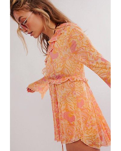 Free People Wildest Dreams Tunic - Orange