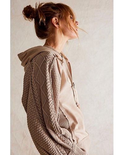 Free People Milo Hoodie - Brown