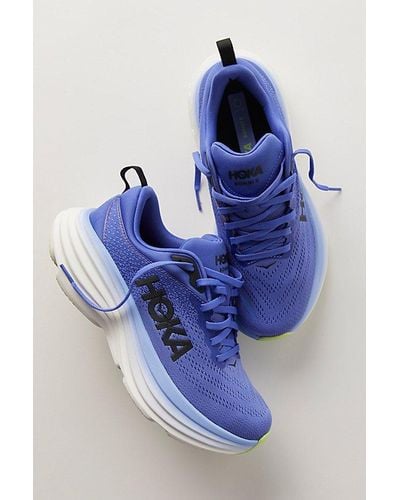 Free People Hoka Bondi 8 Sneakers - Blue