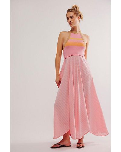 Free People Surf'S Up Maxi Dress - Pink