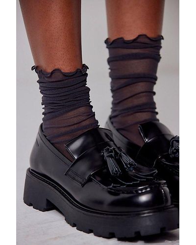 Only Hearts Tulle Crew Socks - Black