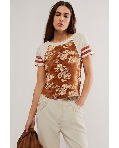 Free People We The Free Wish You Were Here Tee - Brown