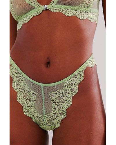 Only Hearts So Fine Lace Thong - Multicolour
