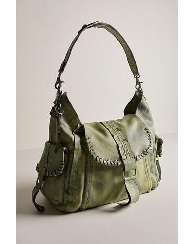 Free People We The Free Leigh Distressed Tote - Green