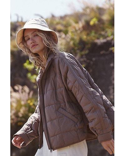 Fp Movement Pippa Packable Puffer Jacket - Brown
