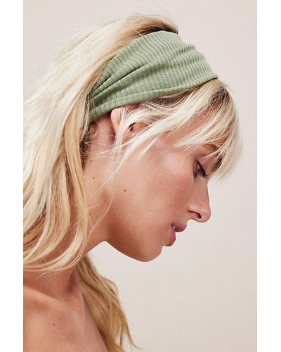 Free People Super Wide Soft Headband - Green
