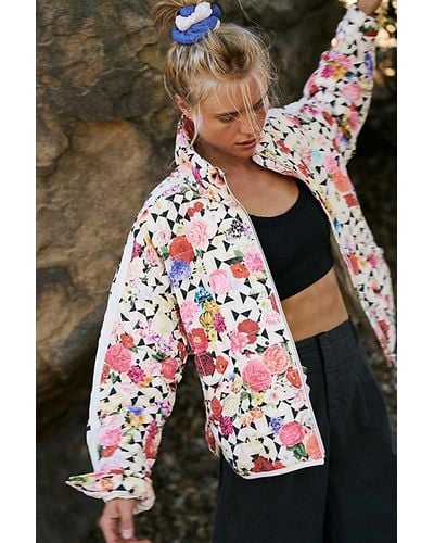 Fp Movement Pippa Printed Packable Puffer Jacket - Multicolour