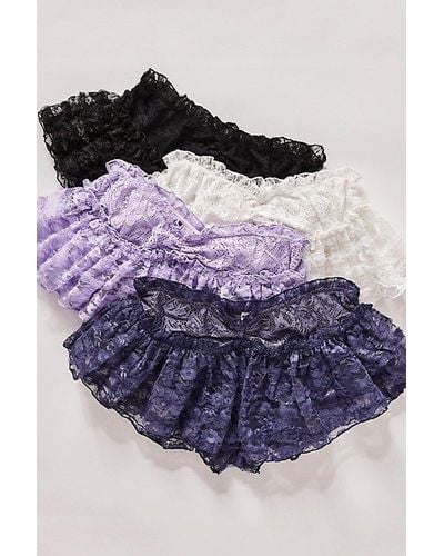 Free People House Party Micro Shortie - Purple