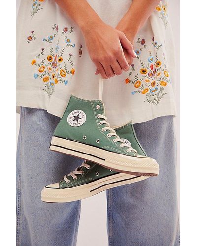 Converse Chuck 70 Recycled Canvas Hi-Top Sneakers - Multicolor