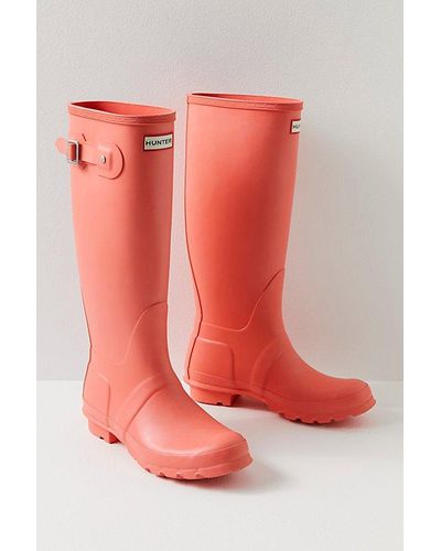 Free People Hunter Wellies - Red