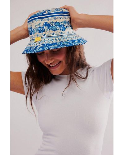 Agua Bendita Sibyl Bucket Hat - Blue