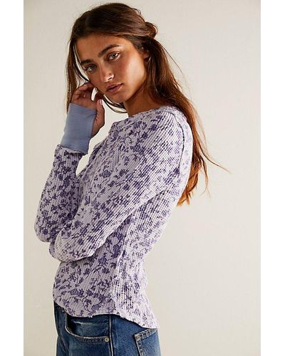 Free People We The Free Pretty Little Thermal - Purple