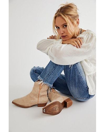 Free People We The Free Wesley Ankle Boots - Blue