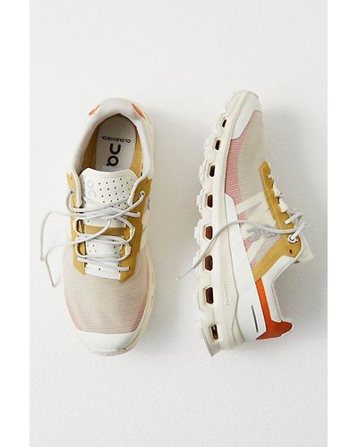 On Shoes Cloudvista Sneakers At Free People In Ivory/brze, Size: Us 7 - Natural