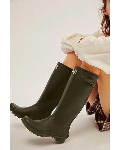 Free People Barbour Bede Tall Wellies - Natural
