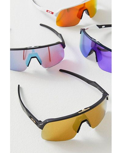 Oakley Sutro Lite Sunglasses At Free People In Matte Carbon/prizm Viole - Orange