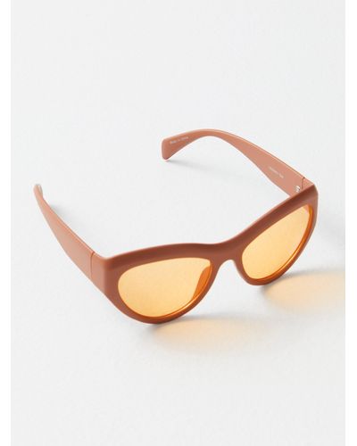 White Free People Sunglasses for Women Lyst White Free People Sunglasses for Women Lyst