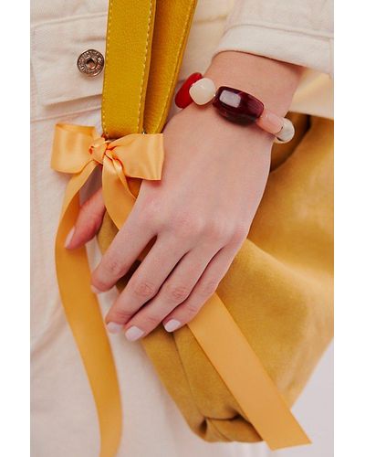 Free People Dylan Chunky Bracelet - Orange