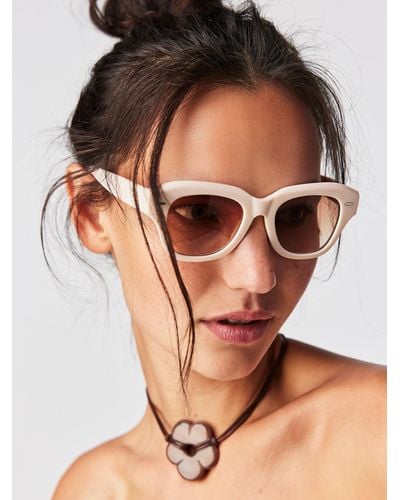 White Free People Sunglasses for Women Lyst White Free People Sunglasses for Women Lyst