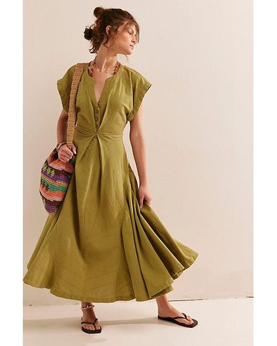Free People Outta Here Midi - Green