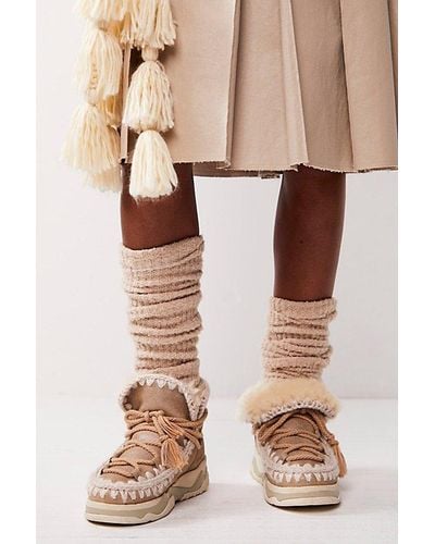 Free People Mou Mars Boots - Natural