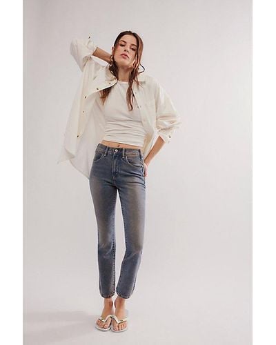 Free People Low Maintenance Mid-rise Flare Jeans - Multicolour