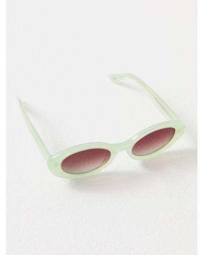 White Free People Sunglasses for Women Lyst White Free People Sunglasses for Women Lyst