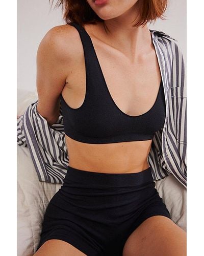 Intimately By Free People Softest Soft Scoop Bralette - Black