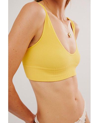 Intimately By Free People Lost On You Bralette - Yellow