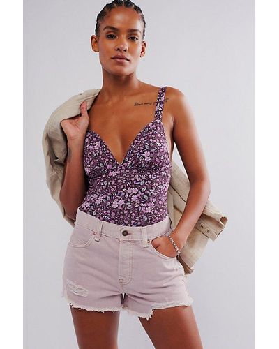 Intimately By Free People Wear It Out Printed Bodysuit - Multicolour