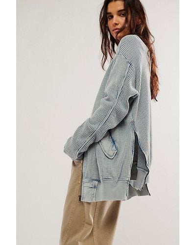 Free People Fp One Lupo Bomber Cardi - Gray
