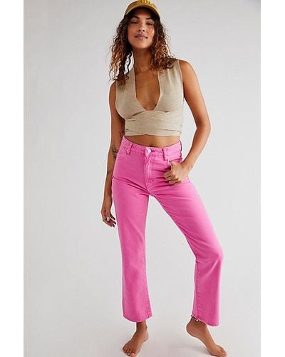 Rolla's Original Straight Jeans - Pink