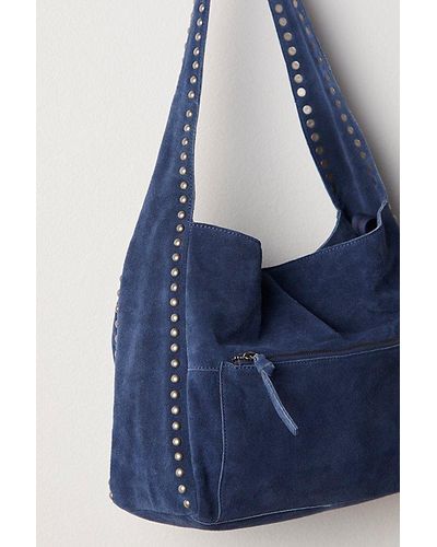 Free People Maude Suede Bag - Blue