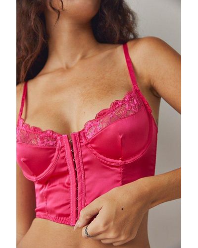 KAT THE LABEL Bowie Bustier - Pink