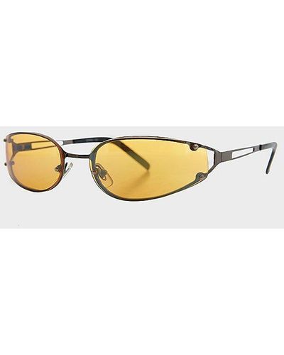 Free People Vintage Rickey Sunglasses Selected - Metallic