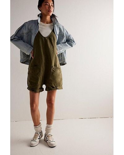 Free People We The Free High Roller Shortall - Green