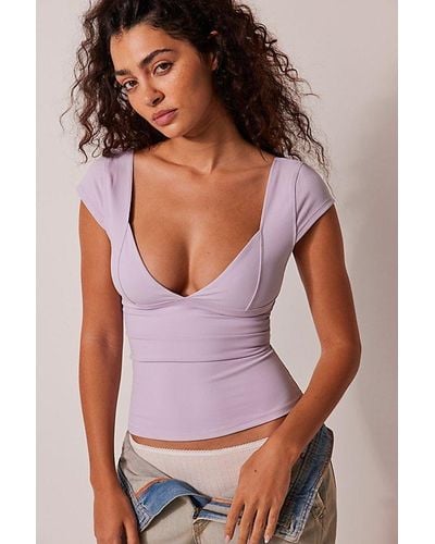 Intimately By Free People Duo Corset Cami - Purple
