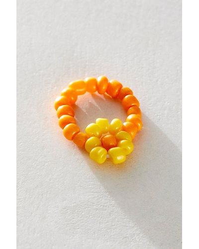 Free People Love Bug Toe Ring - Orange