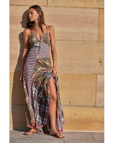 Free People Prarie Dust Maxi Dress - Brown