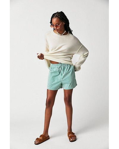 Free People Addie Cashmere Pullover At In Whey, Size: Xs - Green