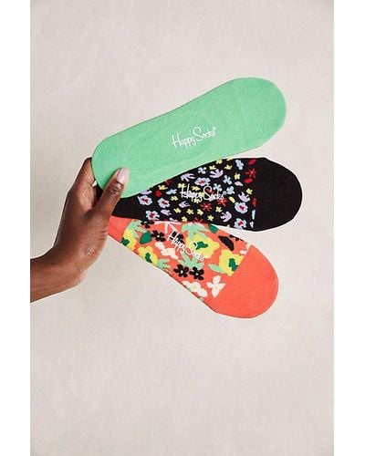 Happy Socks 3-pack Bouquet Liner Socks - Multicolour