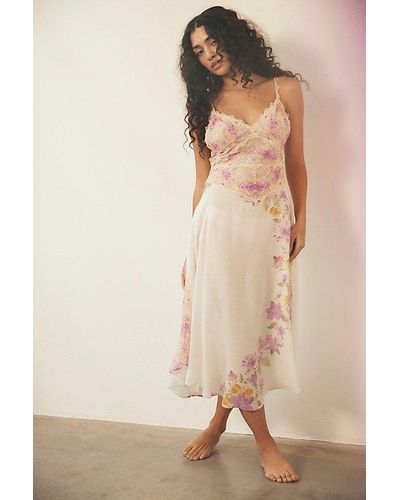 Intimately By Free People Spring Soiree Midi Slip - Natural