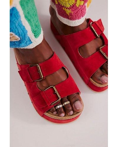 Free People Teddy Toe Ring - Red