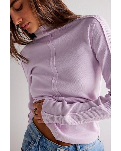 Free People We The Free Overdrive Layering Top - Purple
